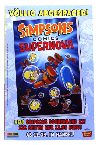 Simpsons Comic Nr. 197 von Panini Comics